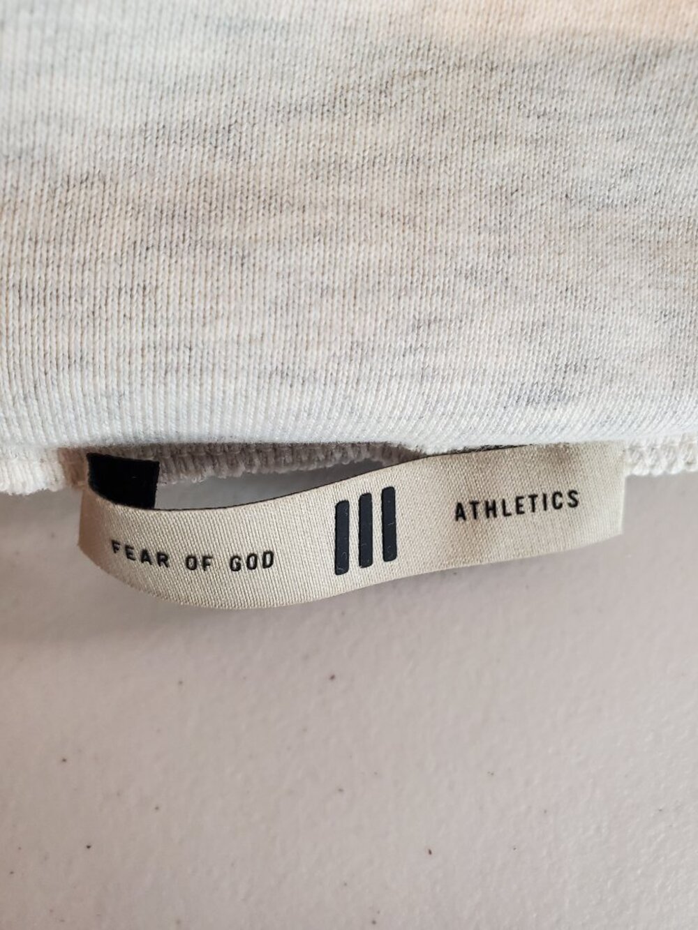 FEAR of GOD Athletics X ADIDAS Heathered Heavy Fleece Hoodie Men's SZ S - Picture 3 of 14